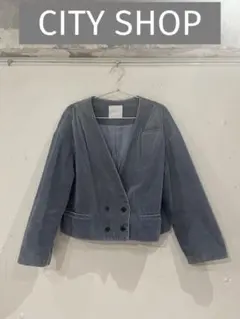 【CITY SHOP】コーデュロイ ショート丈ジャケット