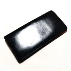 GANZO 57604 シンブライドル 長財布 小銭入れ付 ネイビー 本革のサムネイル