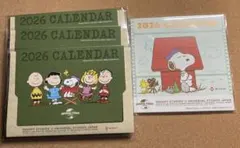 2026年 スヌーピー 卓上カレンダー 4点セット