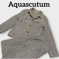 【美品】アクアスキュータムAquascutum リバーシブル セットアップ