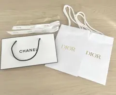 CHANEL DIOR ショッパー　3枚セット