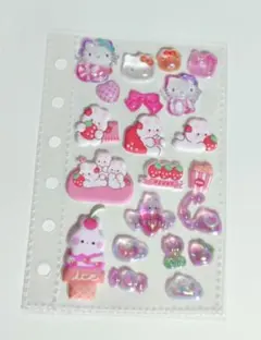 ♥おすそ分けシール　3D　ぷっくり②