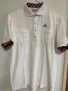 専用　adidas ポロシャツ ホワイト ゴルフウェア
