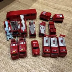 トミカ　消防車セット 14台