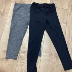 UNIQLO キッズ スパッツ 110サイズ 2枚セット