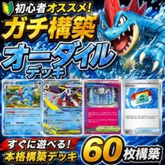 ガチ構築！初心者オススメ　オーダイル構築済みデッキのサムネイル