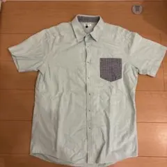 a.v.v HOMME 半袖シャツ チェックポケット XLのサムネイル