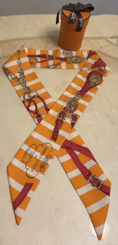 限定HERMES ツイリー ブリッドドゥガララブ パステルブルー×グリーン