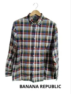 【週末セール値下げ中】BANANA REPUBLIC ★チェック柄★ XL大きめ