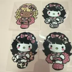 ギャルキティカプラシール4枚セット！新品！防水加工！