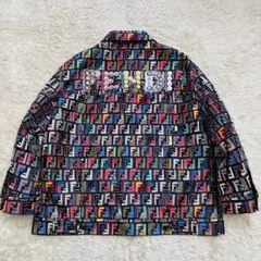 SAINT LAURENT ベルベット テディジャケット カサンドラロゴ 装飾