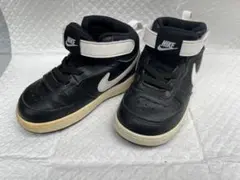 Nike ブラック/ホワイト ハイカットスニーカー