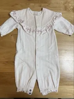petit main ロンパース 50-70cm フリル付き