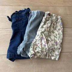 ショートパンツ３枚セット
