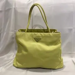 PRADA プラダ ナイロン トートバッグ ハンドバッグ 三角ロゴ プレート