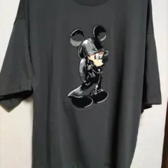 新品未使用　レディースDisneyミッキーマウスモコモコ半袖Tシャツ 黒4Lのサムネイル
