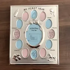 【新品未使用】月齢ベビーフォトフレーム