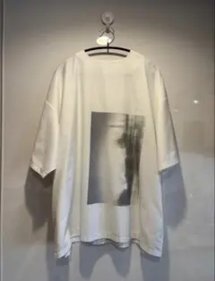 HARE フォトプリント Tシャツ 半袖 ホワイト