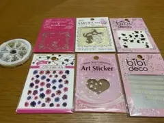 100均ネイルシール