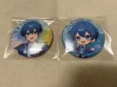 STPR AGF アンプ　ちぐさくん　缶バッジ　AMPTAK×COLORS