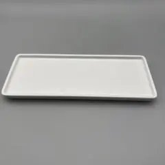 MUJI 無印良品 白磁トレー 約23.5×9.5×1.5cmのサムネイル