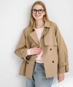 【新品未使用】撥水ショートトレンチコート URBAN RESEARCH 38