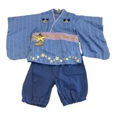 【新品未使用】フタフタ（バースデイ）甚平 パジャマ ミッキー 星柄 95