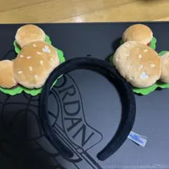 ハンバーガー型 ミッキーカチューシャ