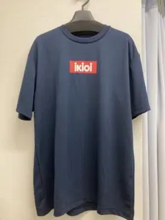 ikioi ネイビー Tシャツ ロゴ入り