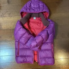 mont-bell キッズ ダウンコート 140 紫