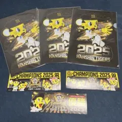 阪神タイガース 2025年優勝記念グッズ ジョーシンコラボグッズ 3点セット