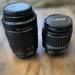 Canon EF-S 18-135mm & 55-250mm ズームレンズ - メルカリ