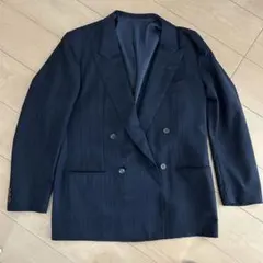 【生地感良好】ゼニア　ダブルジャケット　SUPER100’S ストライプ