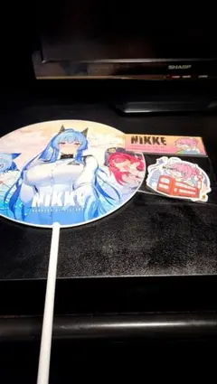 C106 コミケ NIKKE アクリルスタンド 9種セット　ステッカー　うちわ C106 コミケ NIKKE アクリルスタンド 9種セット ステッカー