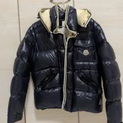 MONCLER ネイビー ダウンジャケット フード付き