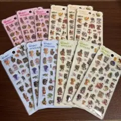 イタリアンブレインロット　ぷくぷくシール　４種12枚セット