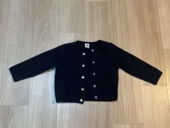 PETIT BATEAU ネイビー カーディガン 104cm