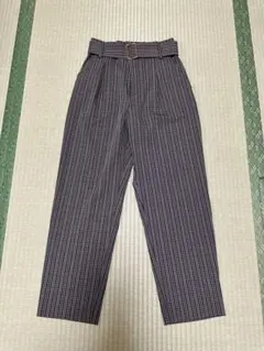 オペークドットクリップ カジュアルパンツ