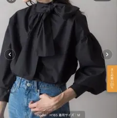 マルチwayビッグリボン ブラックシャツ Mのサムネイル