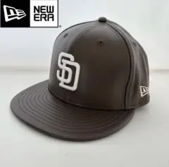 NEW ERA 59FIFTY サンディエゴパドレス フェイクレザー キャップ