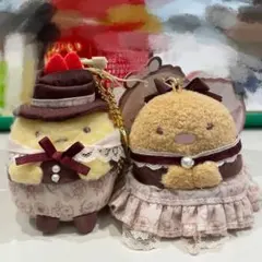 メゾンドフルール　すみっコぐらし　バッグチャーム　えび、とんかつ　ぬいぐるみ