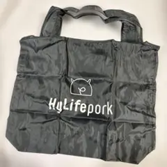 LifePor 折りたたみ エコバッグ ナイロン グレー 軽量 トート bag