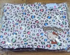 新品 未開封 ハローキティ サンリオ トートバッグ ヒョウ柄 マチ付き ベージュ