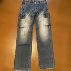 GLOBAL WORK ダークブルー カーゴパンツ L