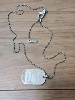 D&G ドッグタグ ネックレス