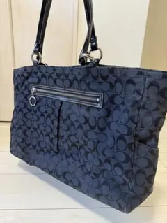 【本日限定】COACH★ブラック★トートバッグ