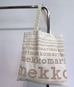 マリメッコ60周年記念　エコバッグ　トートバッグmarimekko限定品ベージュ