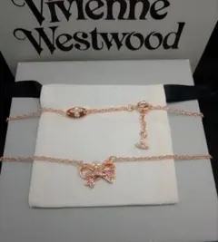 ヴィヴィアンウエストウッド　リボンオーブ　ネックレス