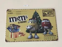M&M's クリスマス ブリキ看板 インテリア 昭和レトロ