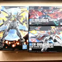 【新品未開封】MG ガンダムダブルエックス HG レオパルド＆エアマスターSET 新品未開封】MG ガンダムダブルエックス HG レオパルド＆エアマスター
